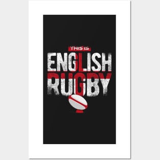 This is English rugby Posters and Art